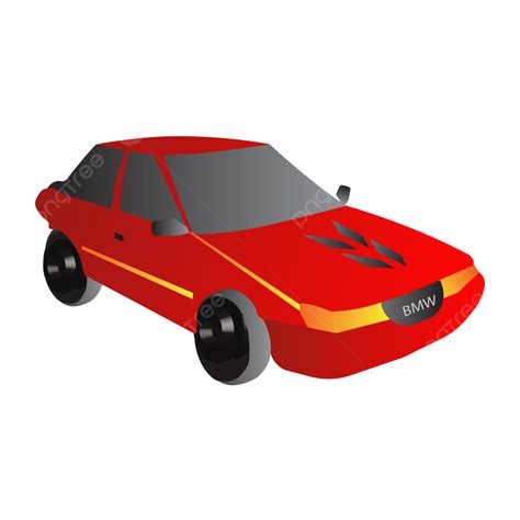 A Red Sports Car Vector Red Car Car A Red Car Png And Vector With