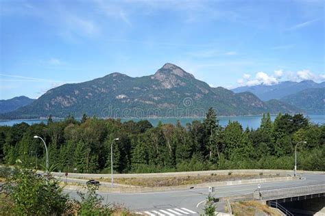 British Columbia Scenic Highway Stock Image Image Of Coast Highway