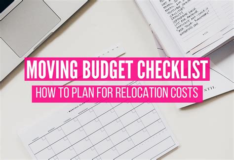 Moving Out Budget Template