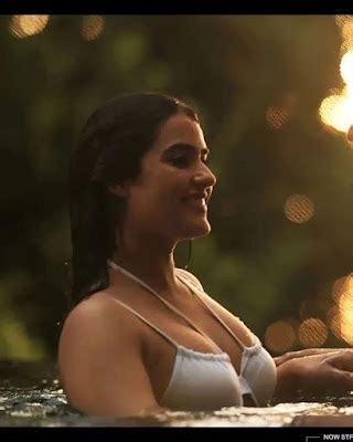 Kavya Thapar Wet Navel Cleavage Stills From Pichaikaran 2 Movie