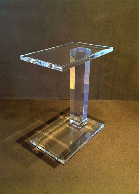 Elegant Acrylic Side Table At 1stdibs Elegant Side Table