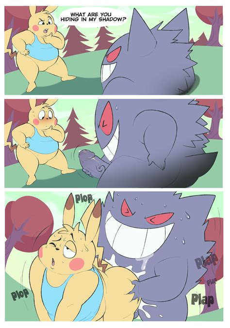 Post Comic Eroborus Gengar Pikachu Porkyman