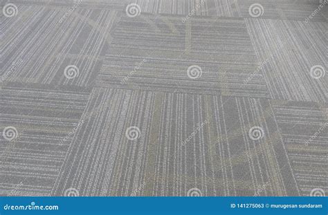 Pattern Filled Carpet Flooring Grey Color In An Office Building Muscat
