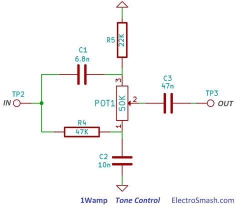 Simple tone control circuit diagram tda2030. Pin on Guitar