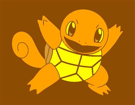 Squirtle Halloween Pumpkin Template Yellow Is Fully Cut Out Orange Is