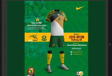 In the past, south africa's national side has been blessed with star players from european clubs. Fantasy Bafana Bafana AFCON Kit Making Rounds On Social Media
