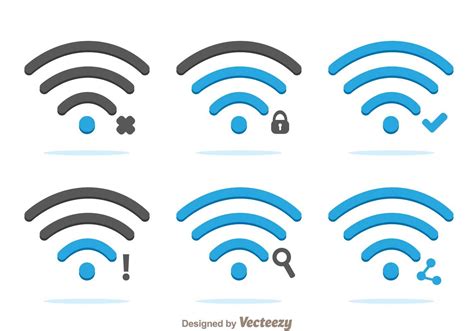Wifi Flat Logo Vectors Vector Art At Vecteezy