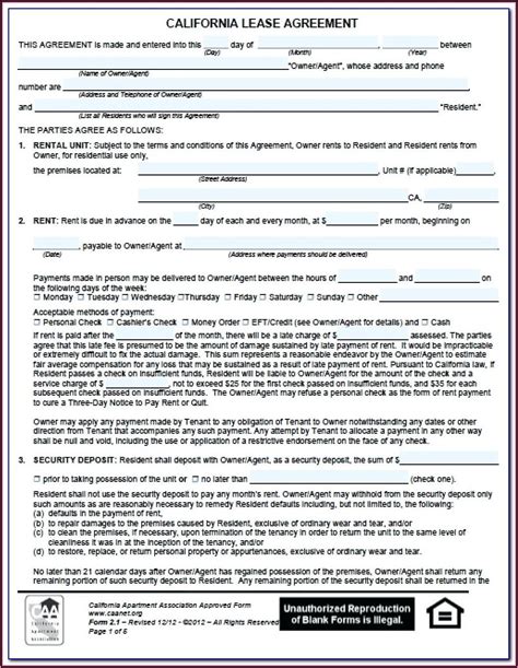 Free Chicago Apartment Lease Form Form Resume Examples N48mgeqkyz