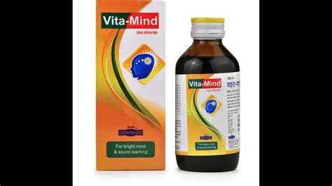 Hapdco Vita Mind Syrup 120ml Brain Tonic Helps Improve Memory And