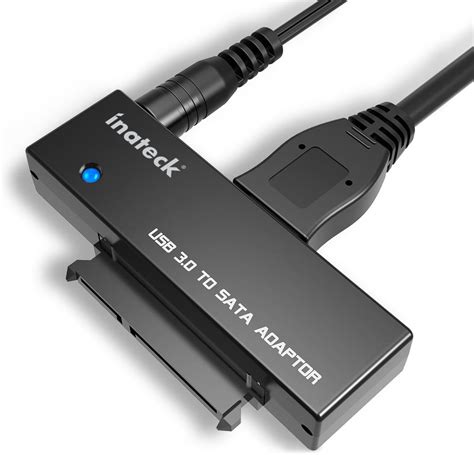 Inateck Sata To Usb 30 Adapter For 2535 Inch Hdd And Ssd Power