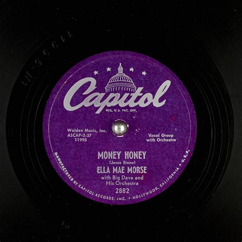 Money Honey Ella Mae Morse Free Download Borrow And Streaming
