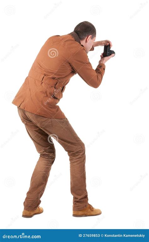 Back View Of Man Photographing Stock Photos Image 27659853