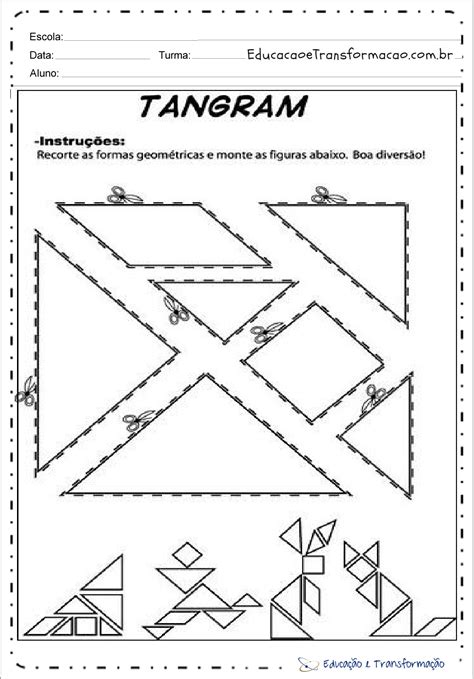 Figuras geométricas para recortarlas formas geométricas: Tangram é um jogo divertido que estimula a memoria e a ...