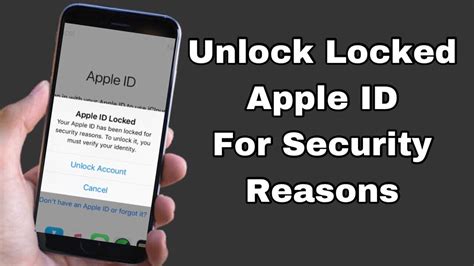 Unlock Apple Id Locked Apple Id For Security Reasons Ios 12 Youtube