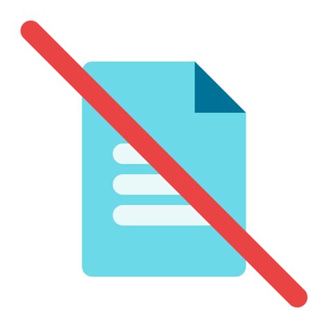 No Document Free Interface Icons