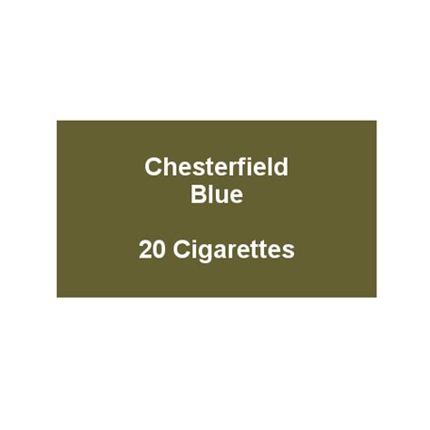 Chesterfield Blue King Size Cigarettes 1 Pack Of 20 Cigarettes 20