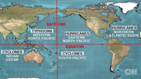 What Is The Difference Between A Cyclone Hurricane And Typhoon All In