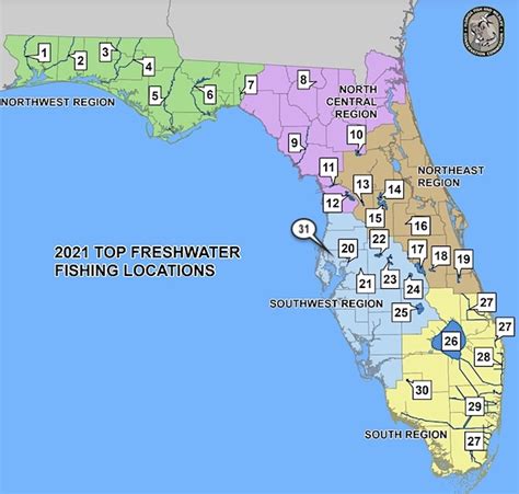 Top 31 Florida Freshwater Fishing Spots