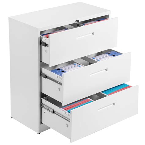 File Cabinets With 3 Drawers Modern Lateral Filing Cabinets Metal