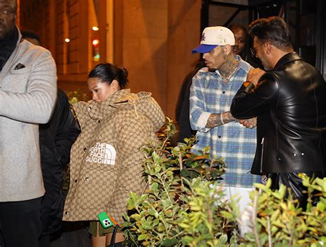 Chris Brown With Ex Ammika Harris In Paris Photos Hollywood Life