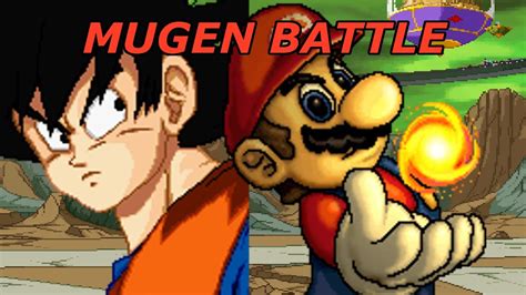 Mugen Battle Super Mario Vs Goku Z2 Youtube