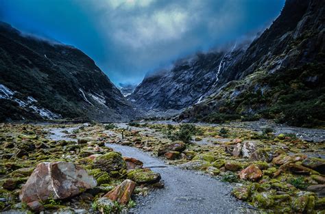 Beautiful Cloudy Landscape In New Zealand Image Free Stock Photo