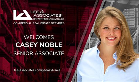Casey Noble Joins Lee Associates Of Eastern Pennsylvania As Senior