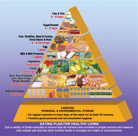 Food Pyramid Foods List