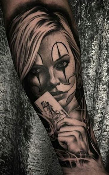 clown tattoos ideas and meaning plus 24 photos and designs forearm tattoo girl inner bicep tattoo