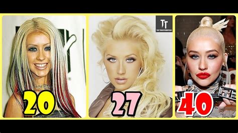 Christina Aguilera Transformation 1 To 38 Xtina Evolution Youtube