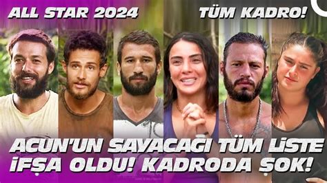 SURVIVOR 2024 ALL STAR TÜM KADRO İFŞA HİLMİCEM BATUHAN ADEM NİSA