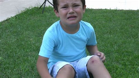 Injured Little Boy Crying Stock Footage Video 2714444 Shutterstock