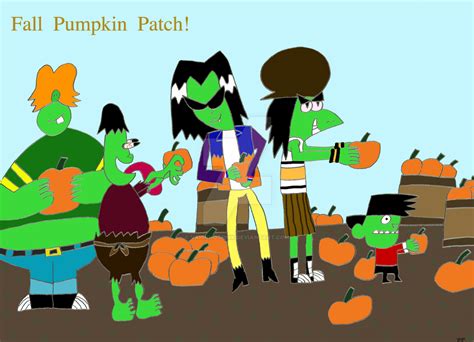Gangreen Gang At The Pumpkin Patch By Vapinhotpink On