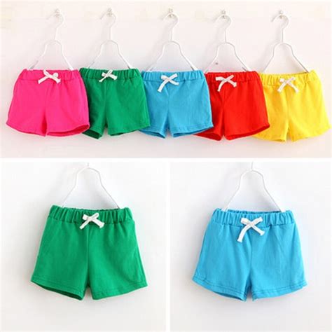 Kids Clothing Summer Children Cotton Shorts Boys Girl Clothes Baby