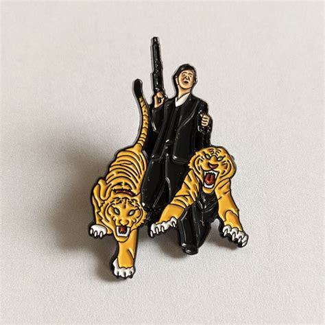 Scarface Tigers Pin De Esmalte Etsy