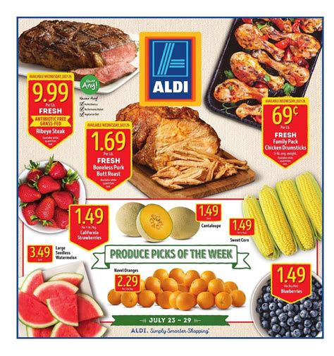 Chicken bacon ranch or chicken mushroom pizza. ALDI Weekly Ad July 23 - 29 2017