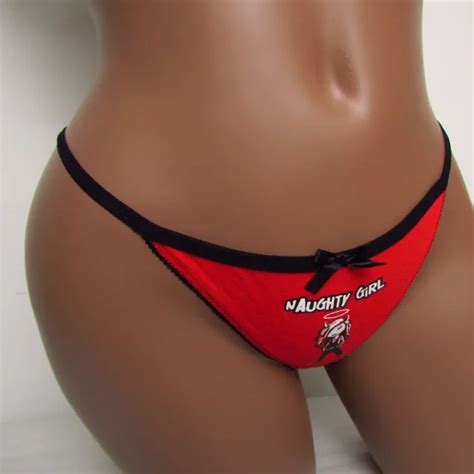naughty girl red pure cotton thong cute sexy tback womens panties sweety sexy underwear knickers