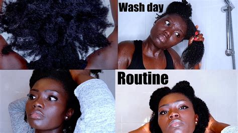 My Wash Day Routine On 4c Hair Step By Step Natural Hair Wash Day