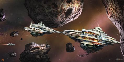 Space Station By Florentllamas On Deviantart