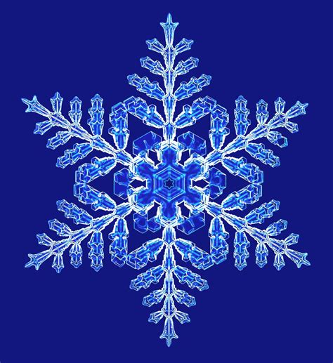 Snow Crystal Snowflakes Winter Wallpaper