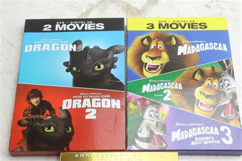Dreamworks Dvd Packs 3 Pieces Property Room