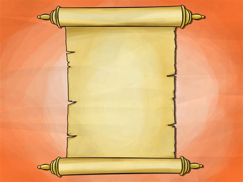 How To Draw A Scroll 6 Steps With Pictures Wikihow
