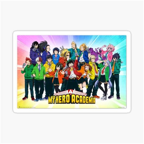 My Hero Academia Sticker For Sale By Dennysnuff Redbubble