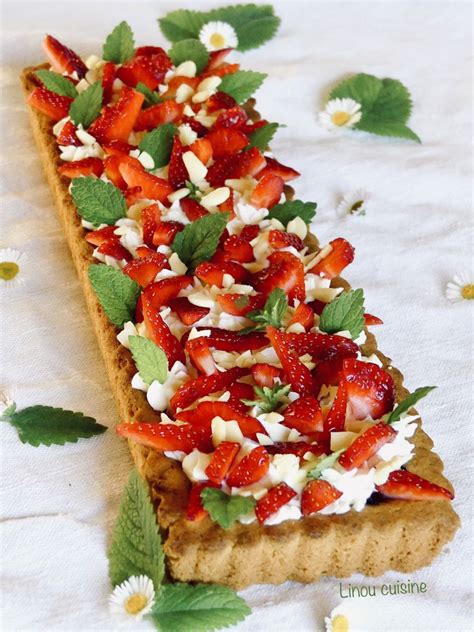 Tarte aux fraises sur sablé breton en 2020