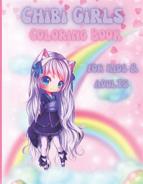 Buy Chibi Girls Coloring Book Chibi Coloring Book Kawaii Coloring