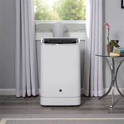 Customer Reviews GE Sq Ft Portable Air Conditioner White APCA YABW Best Buy