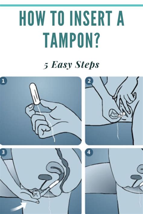 5 Easy Steps For Inserting A Tampon In 2020 Tampons Insert Prevention