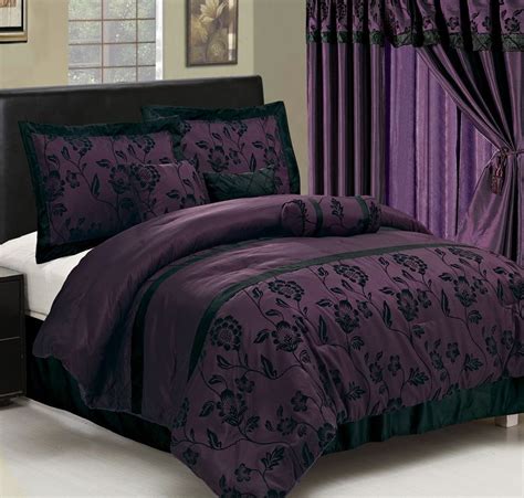 Kinda Gothic Looking Bedding Purple Bedrooms Purple Bedding Comforter Sets