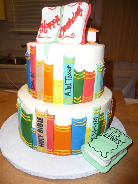 Book Birthday Cake 7 Book Themed Birthday Cakes Photo Book Themed