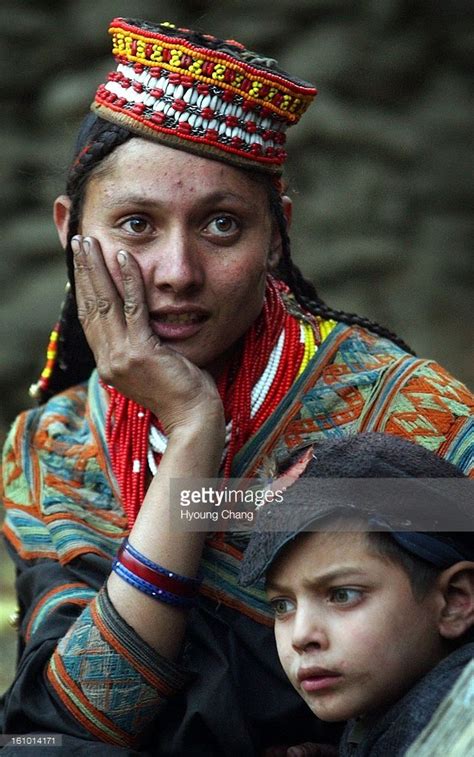 kalash mother azuma in the village guru in the birir valley along the kalash people people